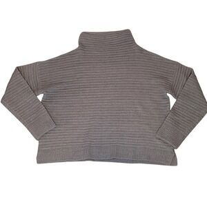Madison Grey Mock Neck Ottoman Top Women's Sz‎ XL